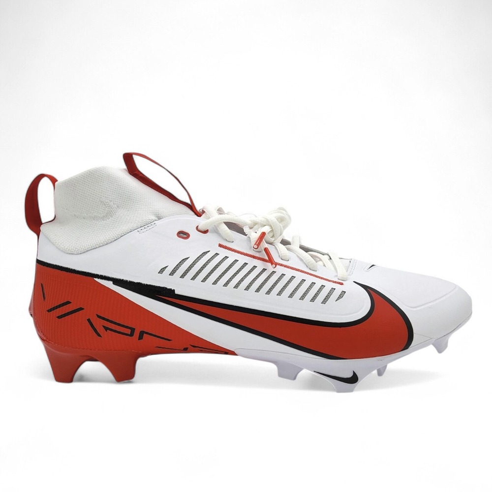 Nike Vapor Edge Pro 360‎ 2 TB White/Red Football Cleats Mens 14 FQ4044-105 NEW